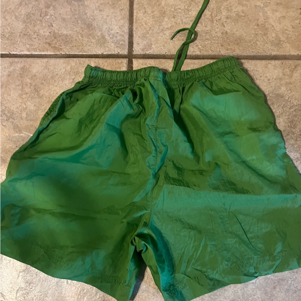 nike swim trunks green